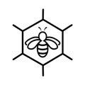 Bee icon concept, design