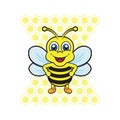 Illustration vector graphic of bee