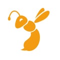 Bee Logo on white background