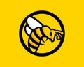 Bee Logo and Icon Design in high resolution image