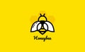 Bee Logo Design Inspiration Line Art. Honey Bee Logo Template Vector