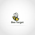 Bee Logo Icon Royalty Free Stock Photo