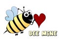 Bee mine- love concept