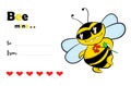 Bee mine - Valentine`s Day card