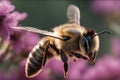 Bee the Natural Way of Pollination, created with Generative AI technology