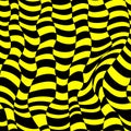 Bee Pattern. Striped background. Repeating - wallpaper