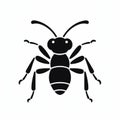 Bee Pest Symbol: High-quality Vector Clip Art On White Background