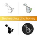 Bee smoker icon