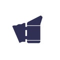Bee smoker, smokepot icon on white Royalty Free Stock Photo