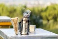Bee smokers tool Royalty Free Stock Photo