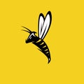 bee or wasp mascot vector design