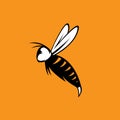 bee or wasp mascot vector design