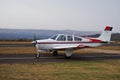 Beechcraft Bonanza takeoff