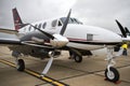 Beechcraft King Air Aircraft On The Tarmac