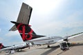 Beechcraft King Air 350ER twin turboprop aircraft on display at Singapore Airshow