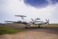 Beechcraft Super King Air B200 Royalty Free Stock Photo