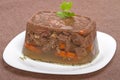 Beef aspic Royalty Free Stock Photo