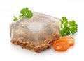 Beef aspic Royalty Free Stock Photo