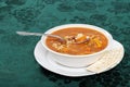 Beef barley soup starter Royalty Free Stock Photo