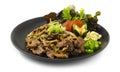 Beef BBQ Bulgogi Korean Food stir fried Style Royalty Free Stock Photo