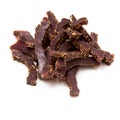Beef Biltong strips Royalty Free Stock Photo