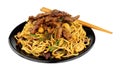 Beef in black bean sauce stir fry Royalty Free Stock Photo