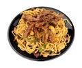 Beef in black bean sauce stir fry Royalty Free Stock Photo