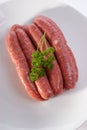 Beef black pepper sausages