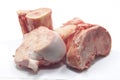 Beef bones with marrow for broth Royalty Free Stock Photo