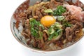 Beef bowl , japanese food