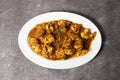 Beef Brain masala Bhuna served in dish isolated on background top view of bangladesh food