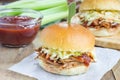 Beef brisket sliders Royalty Free Stock Photo