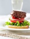 Beef Burger with Vegetables