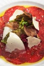 Beef Carpaccio Royalty Free Stock Photo