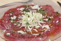 Beef Carpaccio Royalty Free Stock Photo