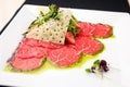 Beef carpaccio