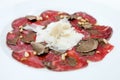 Beef carpaccio Royalty Free Stock Photo