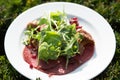 Beef Carpacio with rucola