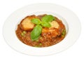 Beef Casserole And Dumplings Royalty Free Stock Photo