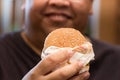 Beef cheese burger Royalty Free Stock Photo