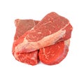 Beef chuck shoulder steaks Royalty Free Stock Photo