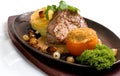 Beef Fillet w/ Garlic Gratine Royalty Free Stock Photo