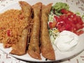 Beef Flautas Mexican Food Royalty Free Stock Photo