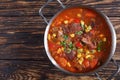 Beef hungarian goulash or bograch soup Royalty Free Stock Photo