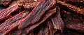 beef jerky background full frame Royalty Free Stock Photo