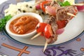 Beef Kabobs Royalty Free Stock Photo