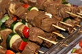 Beef Kebabs Royalty Free Stock Photo