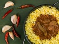Beef Madras Curry With Aromatic Pilau Rice