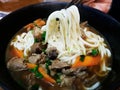 Beef Noodle Soup Royalty Free Stock Photo