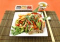 Beef Noodle Stirfry Royalty Free Stock Photo